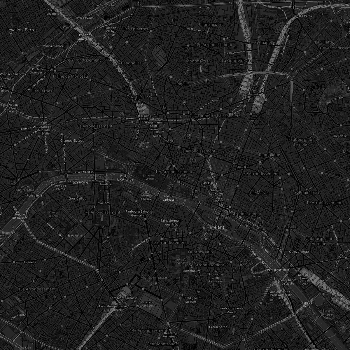 Plan de Paris : le studio au Palais-Royal, au centre de la ville